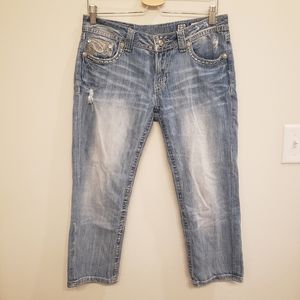 Miss me cuffed Capri Jeans